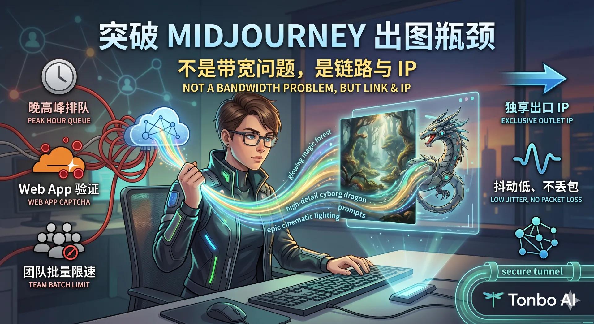 Midjourney 加速实测：四个出图场景看清卡点 | Tonbo AI