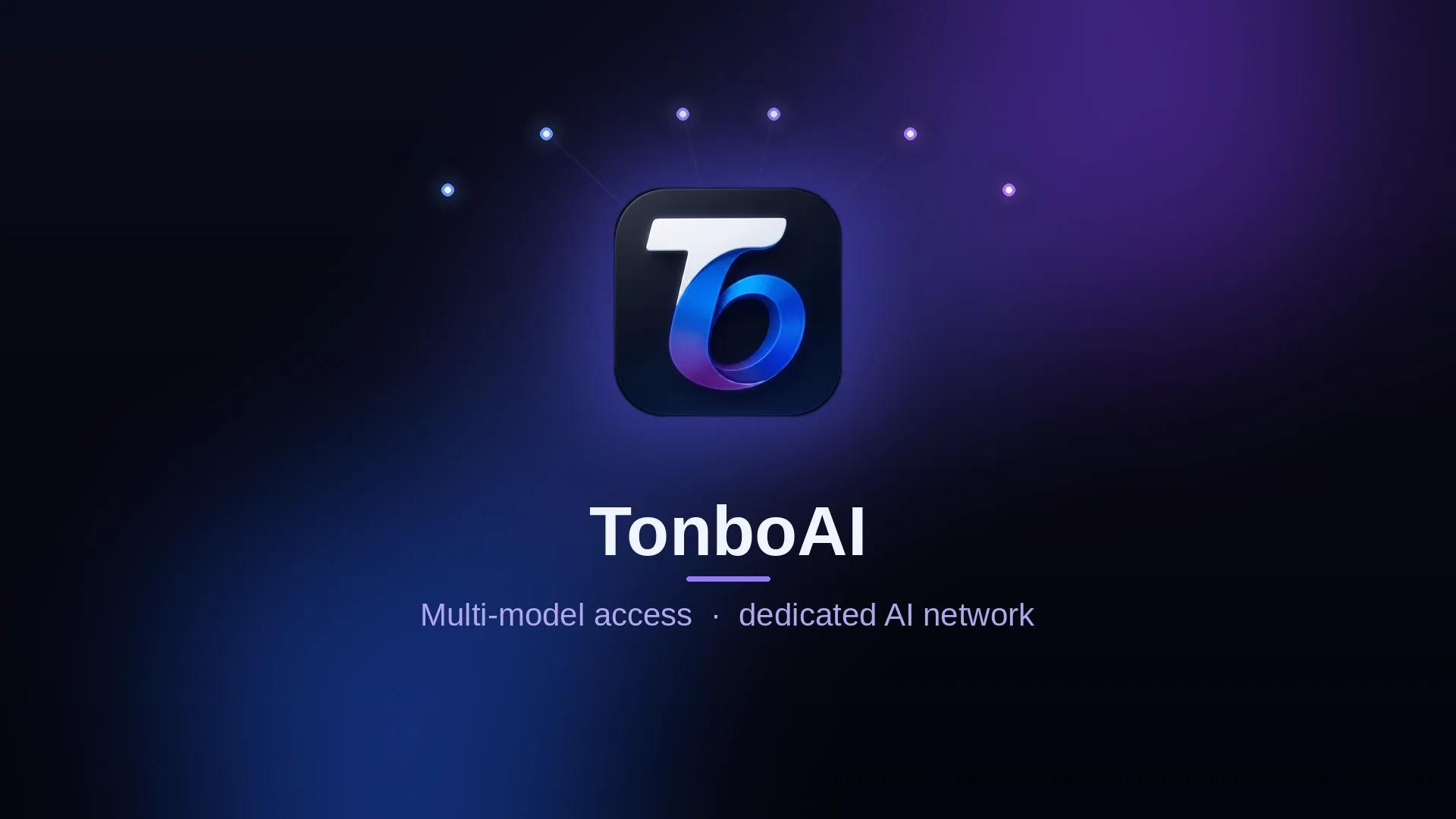 TonboAI — All-in-One Tool for AI Developers: Multi-Model Panel + Dedicated AI Acceleration Network